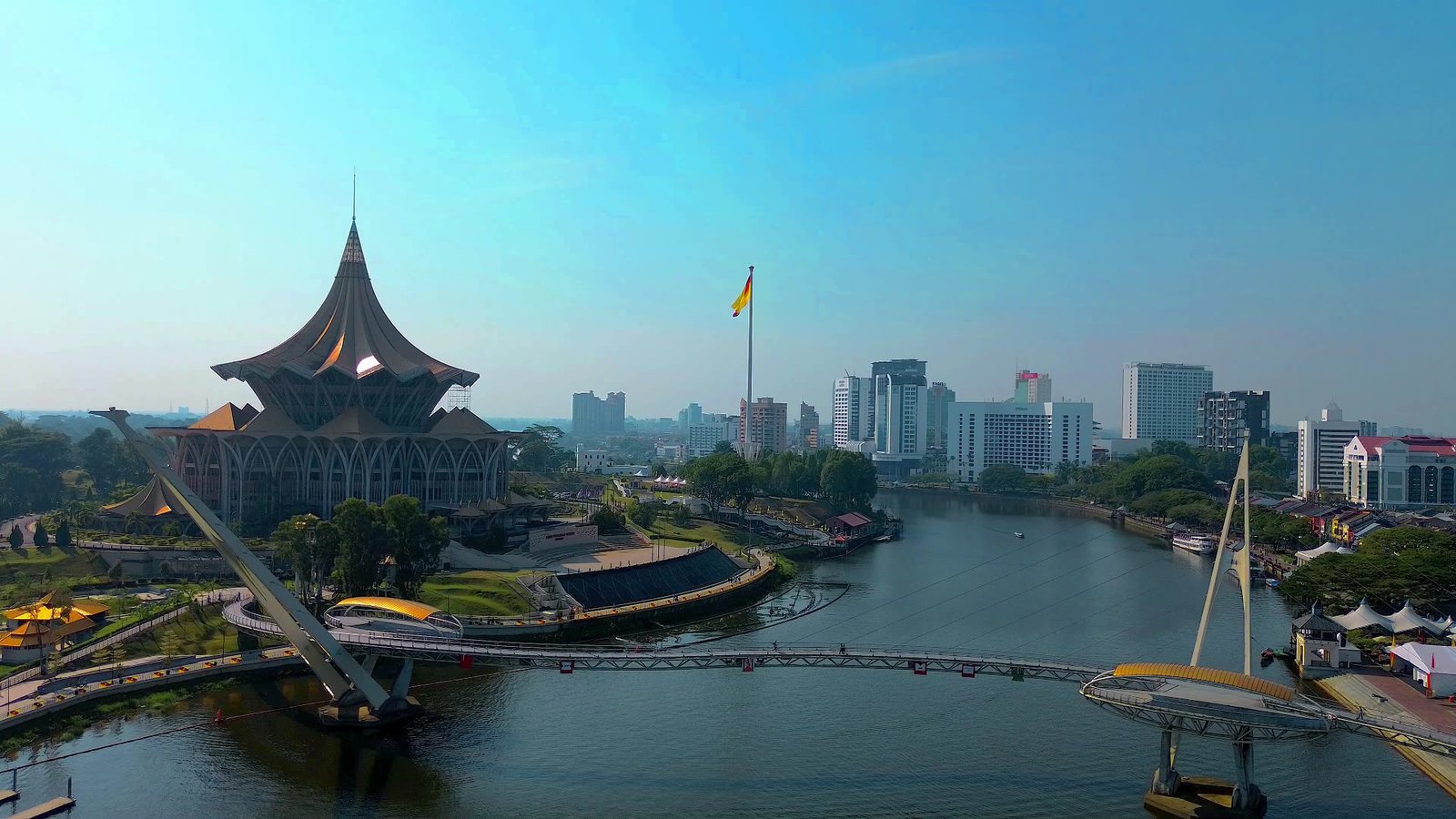 Kuching waterfront